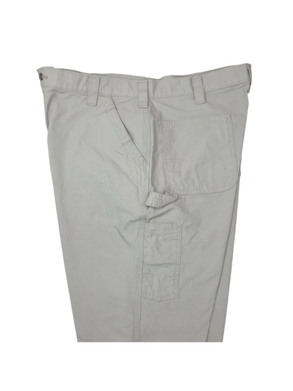 Carhartt Mens Tan Original Fit Dungaree Work Pants 40x32 100% Cotton